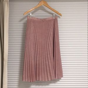 Oscar (Oscar de la Renta) Pink Pleated Skirt (6)
